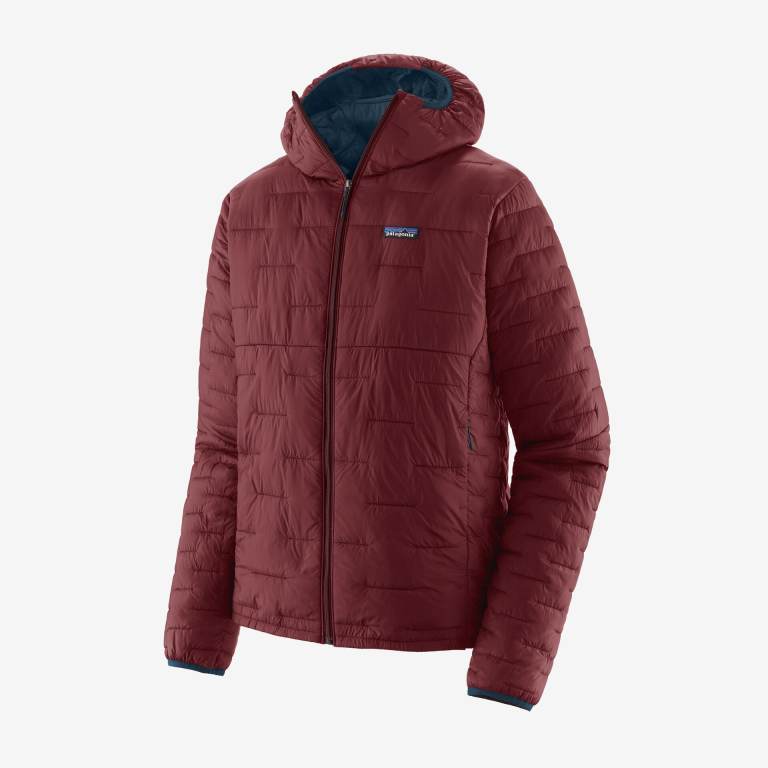 Sudadera Con Capucha Patagonia Micro PuffÂ® Insulated Hombre Rojos | jctsAnR3