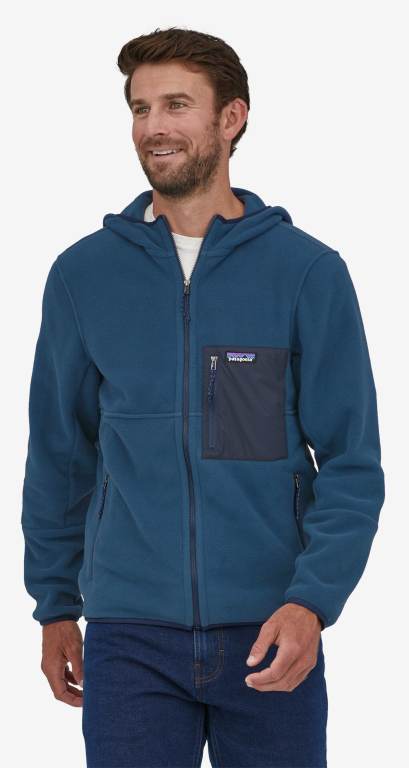 Sudadera Con Capucha Patagonia Microdini Hombre Azules | 4Owp6gHb