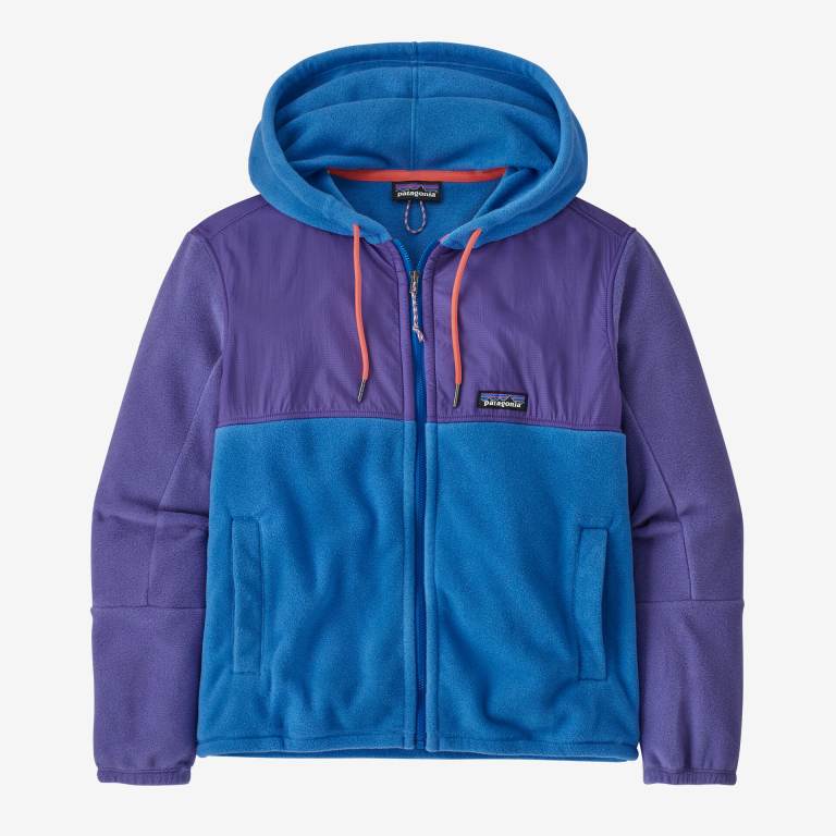 Sudadera Con Capucha Patagonia Microdini Mujer Azules | HaK2Jvtn