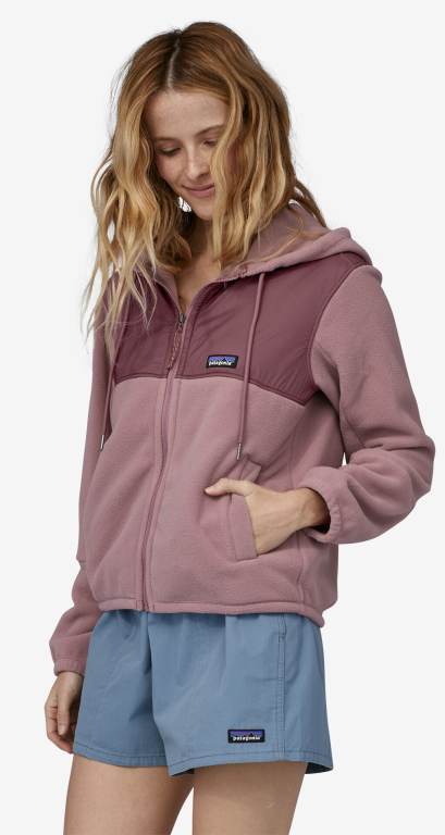 Sudadera Con Capucha Patagonia Microdini Mujer Blancos | WxWqUVrO