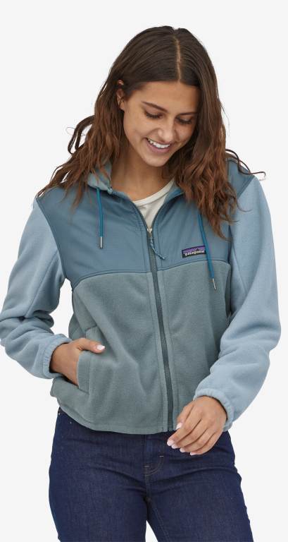 Sudadera Con Capucha Patagonia Microdini Mujer Grises | w7rsa5Pw