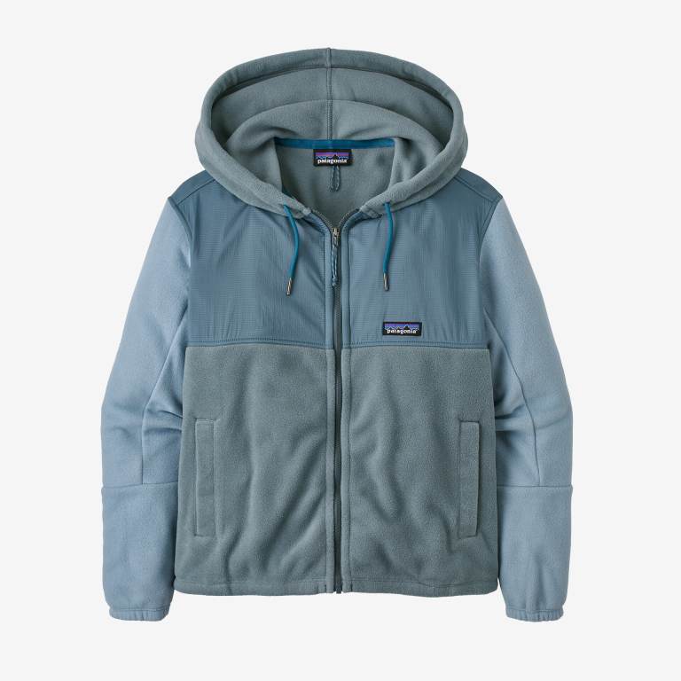 Sudadera Con Capucha Patagonia Microdini Mujer Grises | w7rsa5Pw