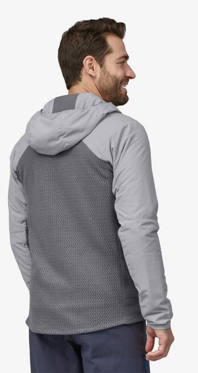 Sudadera Con Capucha Patagonia Nano-AirÂ® Light Híbrido Insulated Hombre Azules Claro Grises | 4XyP5EpE