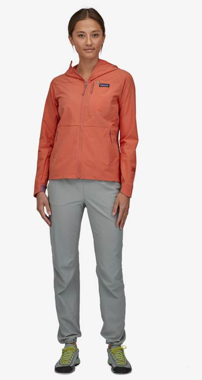 Sudadera Con Capucha Patagonia R1Â® CrossStrata Mujer Coral | br0NF5Ls