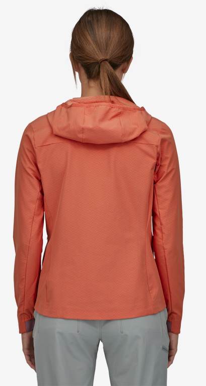 Sudadera Con Capucha Patagonia R1Â® CrossStrata Mujer Coral | br0NF5Ls