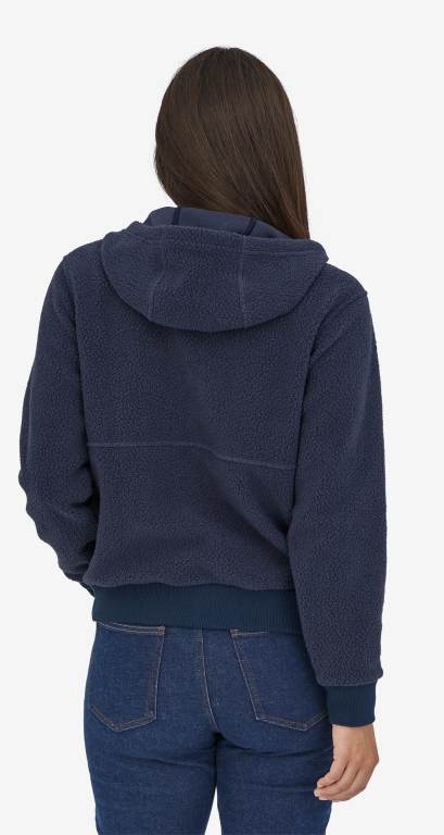 Sudadera Con Capucha Patagonia Shearling Mujer Azul Marino | PusbwCDY