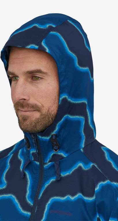 Sudadera Con Capucha Patagonia Stretch Terre Planing Sun UPF Hombre Grises Azules | lP1IcALO