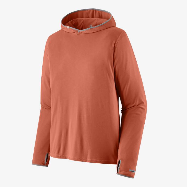 Sudadera Con Capucha Patagonia Tropic Comodidad Natural Sun UPF Hombre Coral | 9mJwLGdj