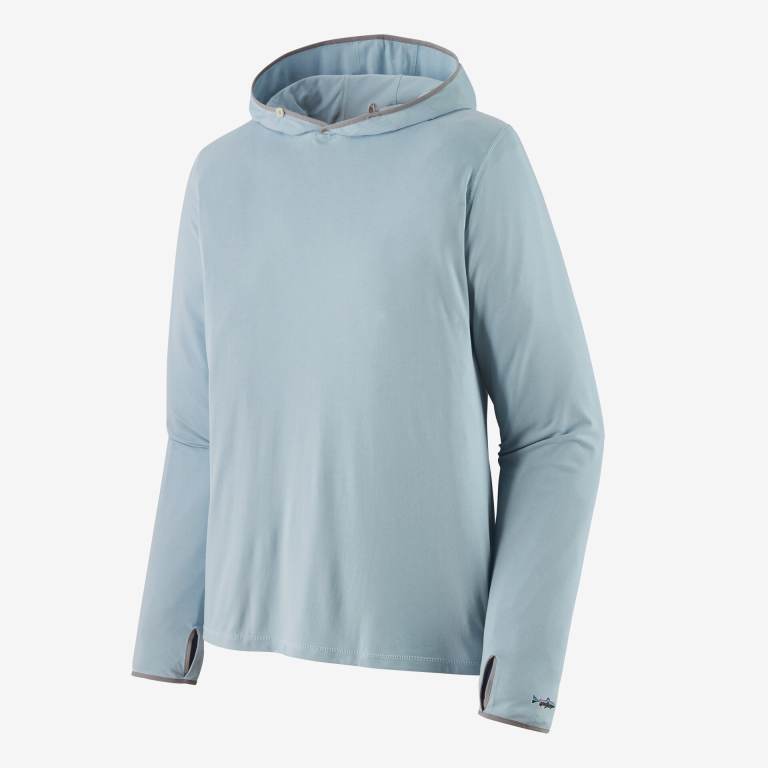 Sudadera Con Capucha Patagonia Tropic Comodidad Natural Sun UPF Hombre Azules | zOnOQQlf