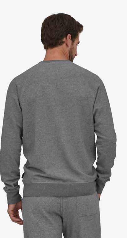 Sudaderas Patagonia Mahnya Crewneck Hombre Grises | 5GFLjBaI