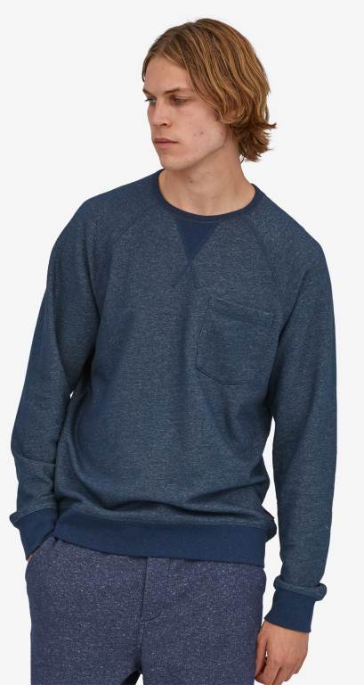 Sudaderas Patagonia Mahnya Crewneck Hombre Azules | 7PGjtgp5