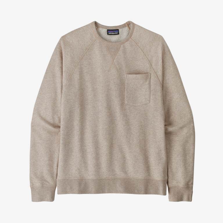 Sudaderas Patagonia Mahnya Crewneck Hombre Pumice | IXPzdGwY