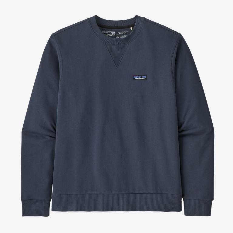 Sudaderas Patagonia Regenerative Organic Certifiedâ„¢ Algodon Crewneck Unisex Azules | MMeepk6a