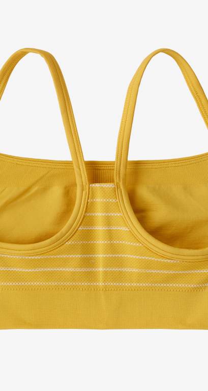 Sujetadores Patagonia Active Mesh Seamless Mujer Stripes/Yellow | l7oEGQhS