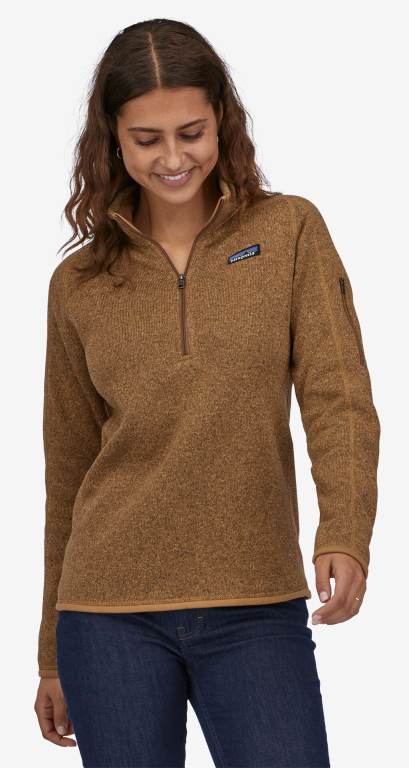 Suéteres De Lana Patagonia Better Â® 1/4-Zip Mujer Marrom | 8lAyTgIA