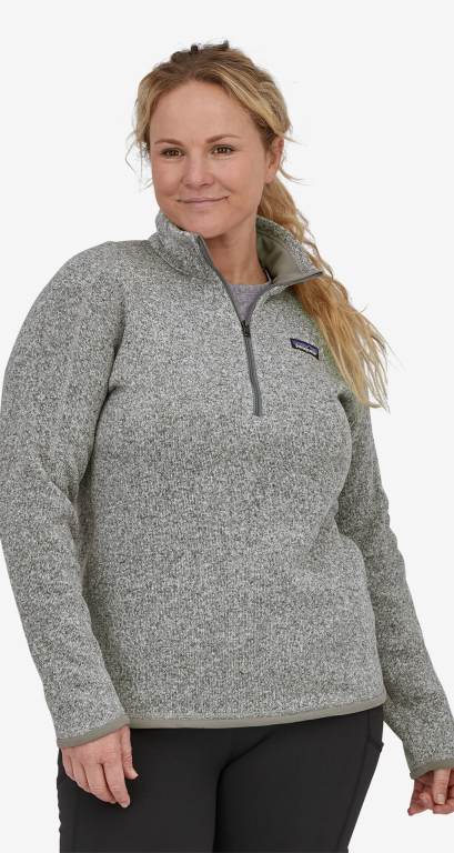 Suéteres De Lana Patagonia Better Â® 1/4-Zip Mujer Marrom | 8lAyTgIA