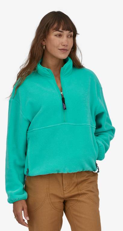 Suéteres De Lana Patagonia SynchillaÂ® Marsupial 1/2-zip Mujer Turquesa | g1I9byyv