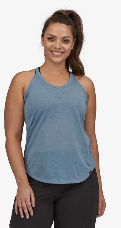 Tank Top Patagonia CapileneÂ® Cool Trail Mujer Turquesa | 0fe6bezq