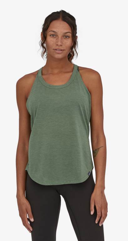 Tank Top Patagonia CapileneÂ® Cool Trail Mujer Verdes | CZizuekG