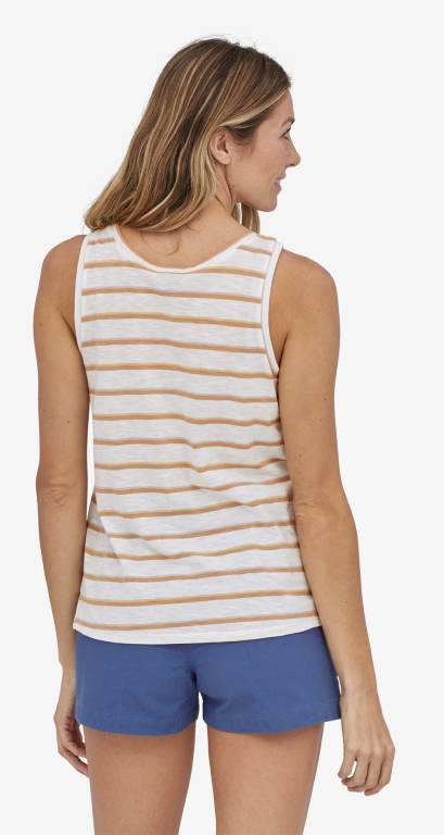 Tank Top Patagonia Mainstay Mujer Stripes/White | dluWEWrx