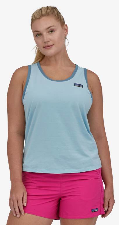 Tank Top Patagonia P-6 Label Organic Mujer Azules | I252jUBL