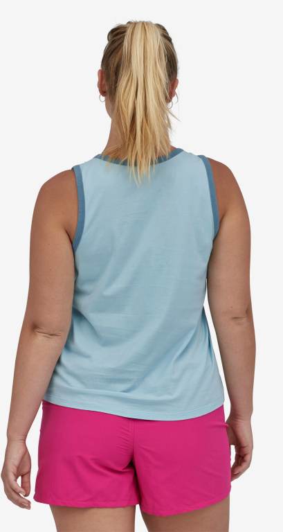 Tank Top Patagonia P-6 Label Organic Mujer Azules | I252jUBL