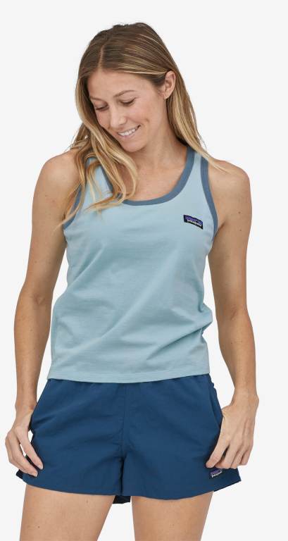 Tank Top Patagonia P-6 Label Organic Mujer Azules | I252jUBL