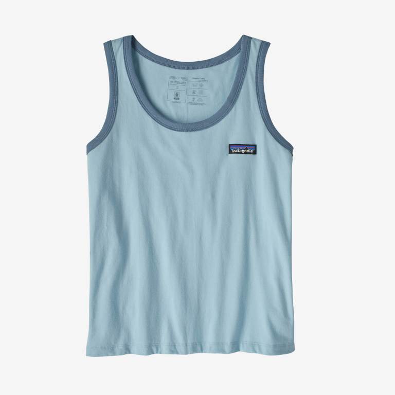 Tank Top Patagonia P-6 Label Organic Mujer Azules | I252jUBL