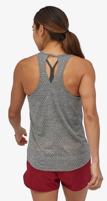 Tank Top Patagonia Ridge Flow Correr Mujer Negros | Vx6ohu1p