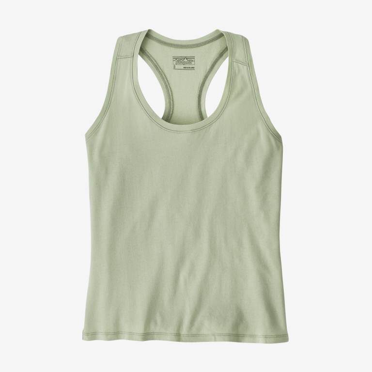 Tank Top Patagonia Side Current Upcycled Mujer Verdes | DRbmWDbV