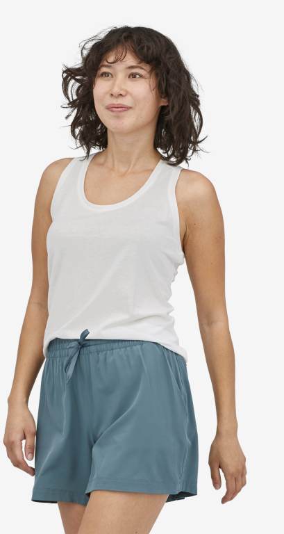 Tank Top Patagonia Side Current Upcycled Mujer Grises | fO6MxpER