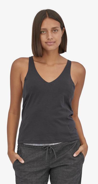 Tank Top Patagonia Tadra Climbing Mujer Negros | yAVowhOw