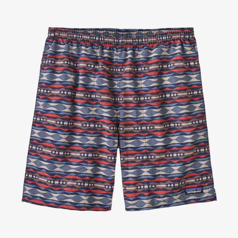 Bermudas Patagonia Baggiesâ„¢ Longs - 7" Hombre Multicolor/Red | BEXGkmm4