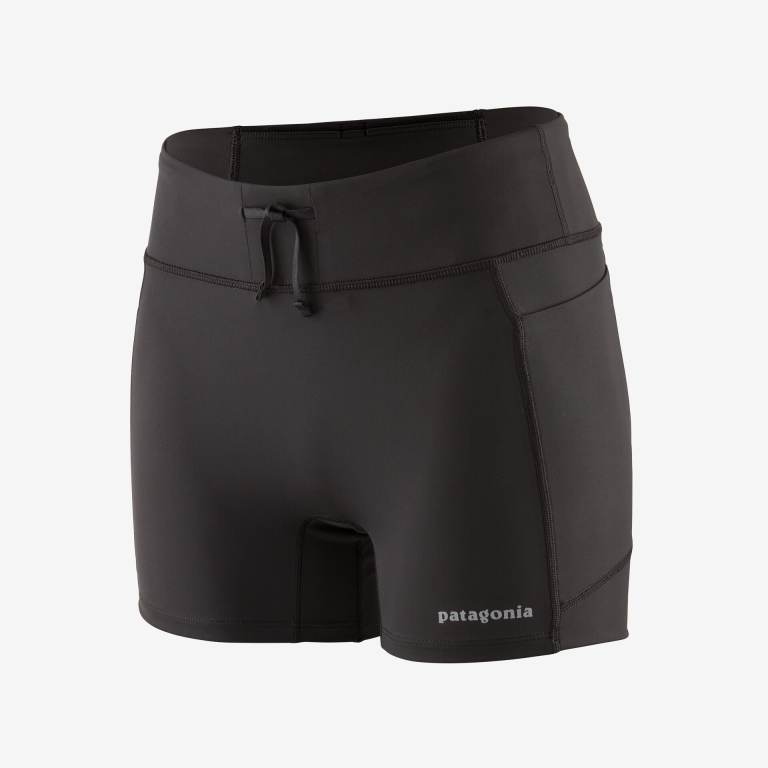 Bermudas Patagonia Endless Run - 4" Mujer Negros | qHHPDLlG