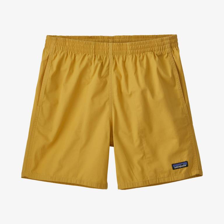 Bermudas Patagonia Funhoggers Algodon Woven - 6" Hombre Amarillos | 07by5Xue