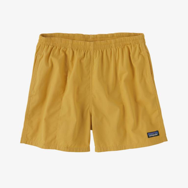 Bermudas Patagonia Funhoggers Algodon Woven - 4" Mujer Amarillos | CL2VgUUc