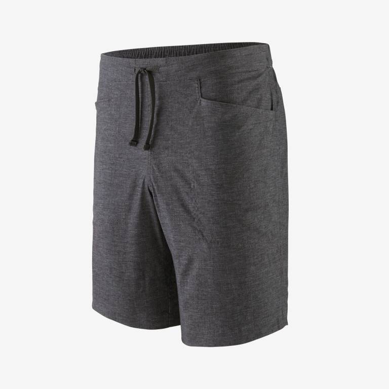 Bermudas Patagonia Hampi Rock Climbing - 10" Hombre Negros | kamBrrtm