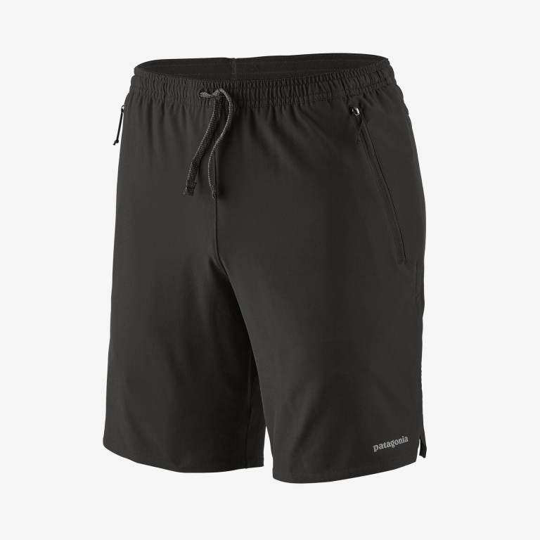 Bermudas Patagonia Nine Trails Correr - 8" Hombre Negros | RupOsFJ1