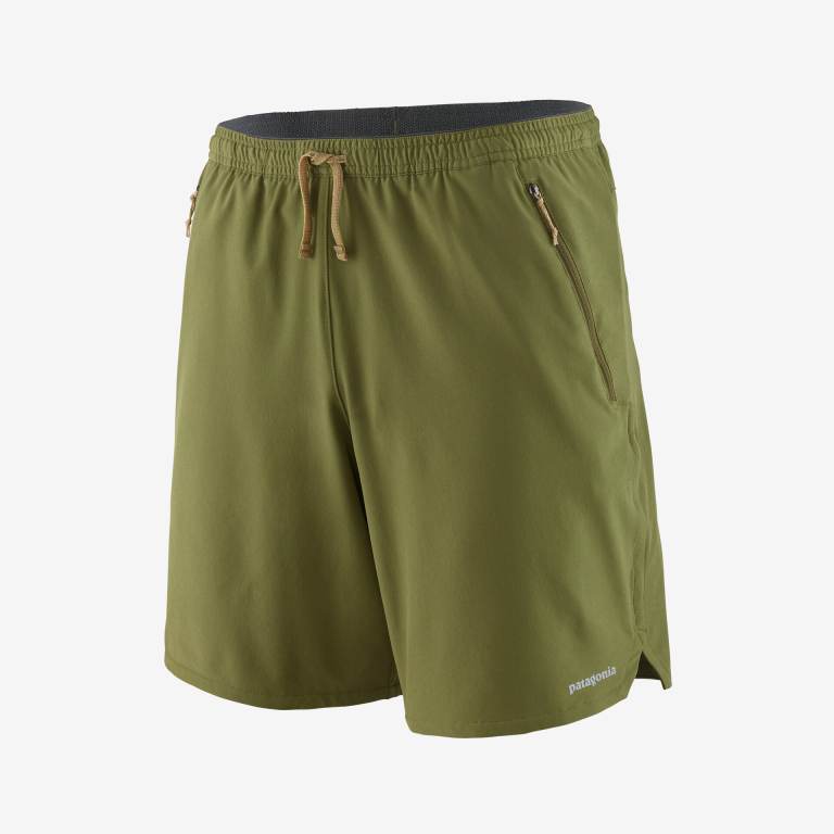 Bermudas Patagonia Nine Trails Correr - 8" Hombre Verdes | SIXWXG12