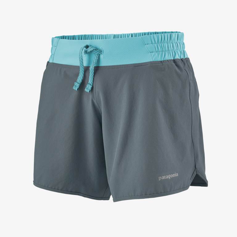 Bermudas Patagonia Nine Trails Correr - 6" Mujer Grises | X5qmHwke