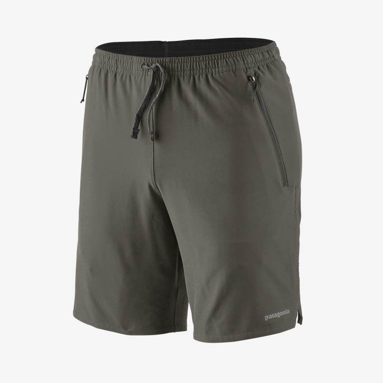 Bermudas Patagonia Nine Trails Correr - 8" Hombre Grises | kvPynwgk