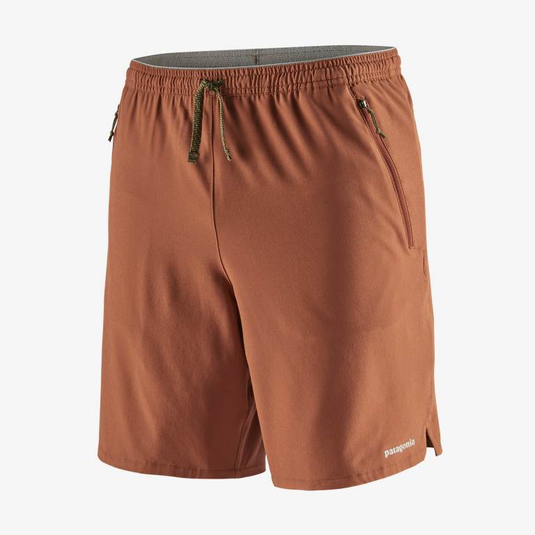 Bermudas Patagonia Nine Trails Correr - 8" Hombre Marrom | yAgRxu0H