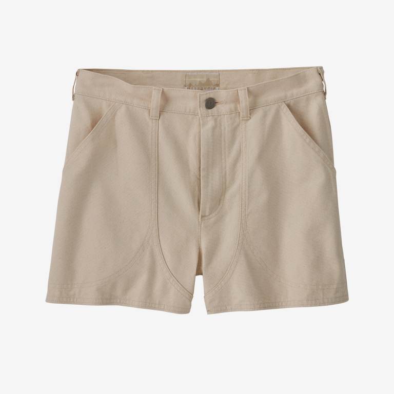 Bermudas Patagonia Regenerative Organic Certifiedâ„¢ Algodon Stand UpÂ® - 3Â½" Mujer Beige | xeZBLktT