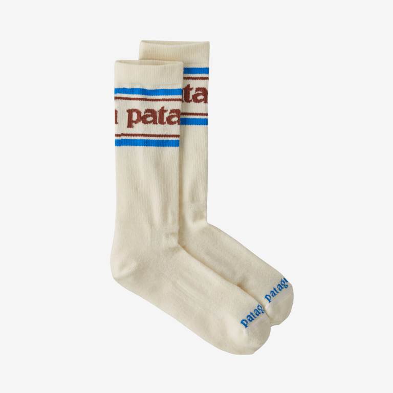 Calcetines Patagonia Lana Unisex Blancos | 1LBTv4TO