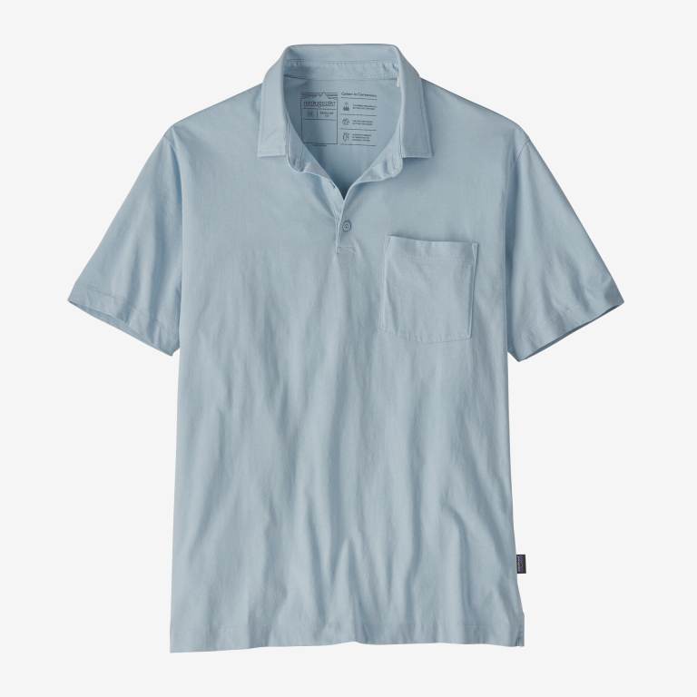 Camisas Patagonia Algodon in Conversion Ligeros Polo Hombre Azules | HyeCXoAV