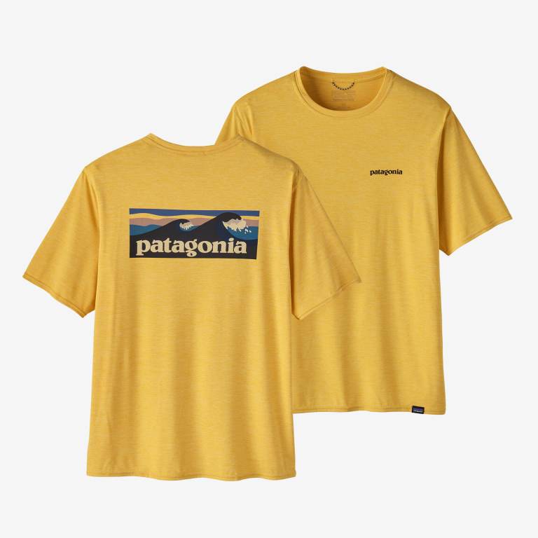 Camisas Patagonia CapileneÂ® Cool Daily Estampados - Waters Hombre Amarillos | kKEnoWS5