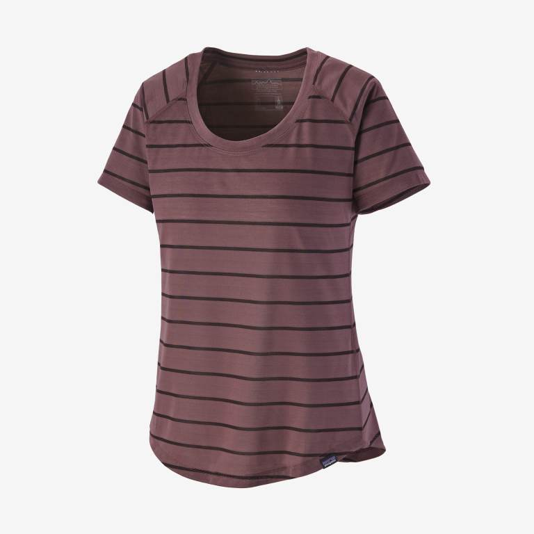 Camisas Patagonia CapileneÂ® Cool Trail Mujer Stripes/Brown | T9X1QPCa