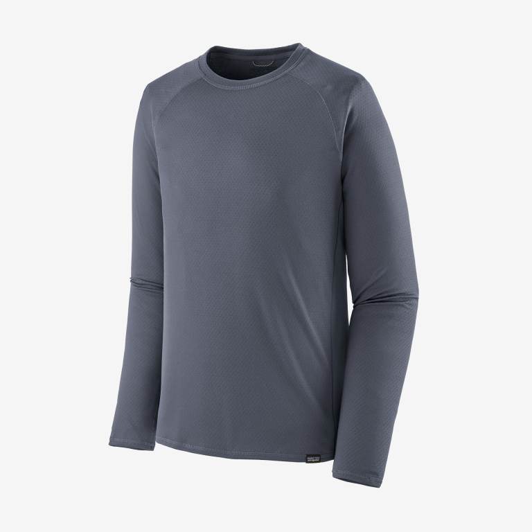 Camisas Patagonia CapileneÂ® Midweight Baselayer Crewneck Hombre Azules | HbMD4KNB