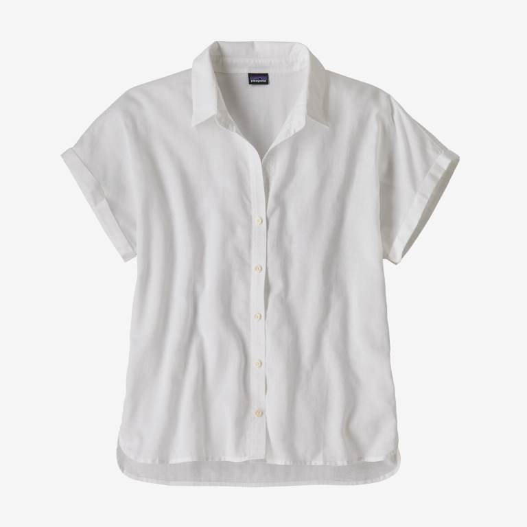 Camisas Patagonia Ligeros A/CÂ® Mujer Blancos | uQyIu2Yi