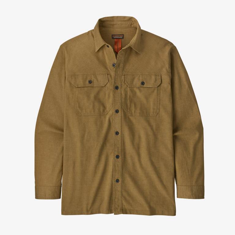 Camisas Patagonia Light Farrier's Trabajo Hombre Kaki | dBKwYltm